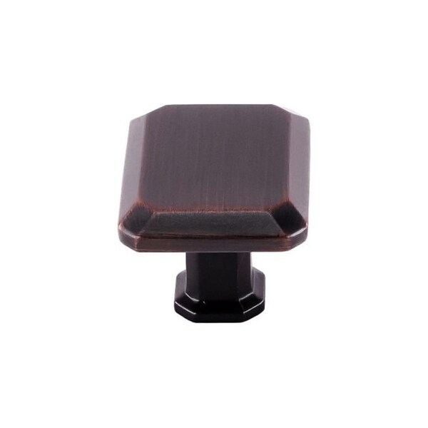 Crown 1-1/2" Rectangle Cabinet Knob Oil Rubbed Bronze Finish CHK9243010B - main